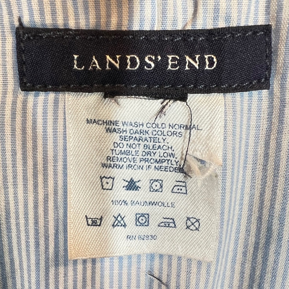 Lands' End Denim Chore Jacket Women's L/XL* (no tag) Classic Cotton Preppy - Picture 3 of 9